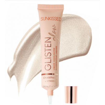 Sunkissed Glisten Glow Liquid Highlighter "Champagne" 15ml
