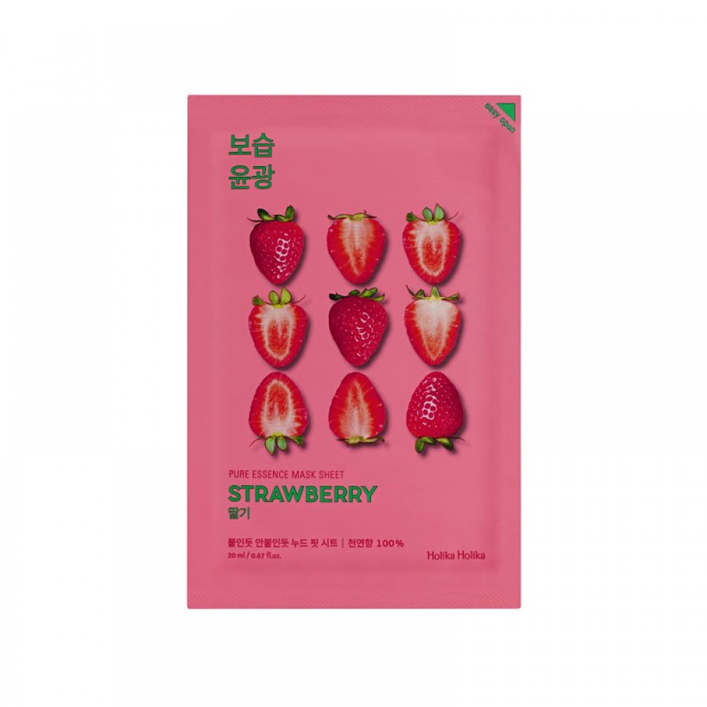 Holika Holika Sheet Pure Essence Strawberry Sheet Mask K-BEAUTY