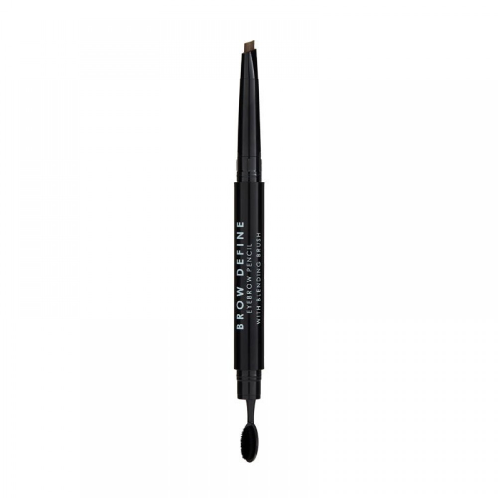 Mua Brow Define Eyebrow Pencil With Blending Brush Mid Brown MAKEUP