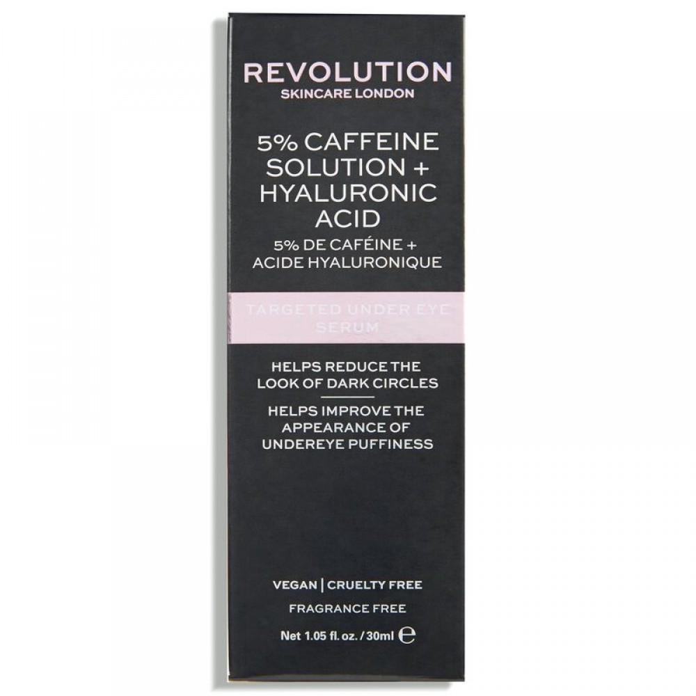 Revolution Skincare Targeted Under Eye Serum - 5% Caffeine + Hyaluronic Acid Serum  SKINCARE