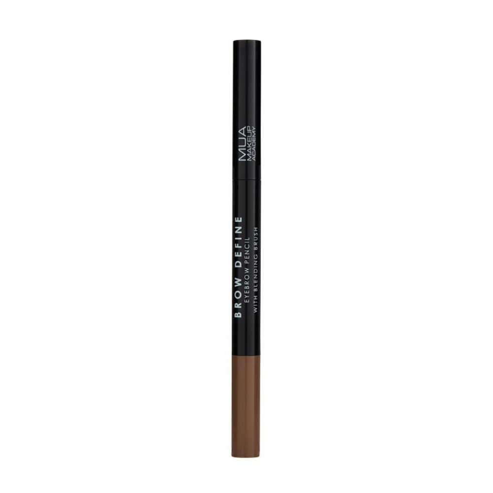 Mua Brow Define Eyebrow Pencil With Blending Brush Mid Brown MAKEUP