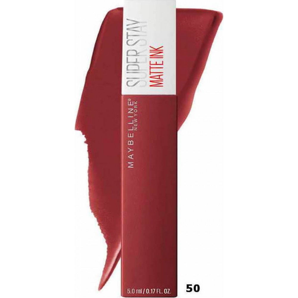 Maybelline SuperStay Matte Ink Liquid Lipstick No50 Voyager (5ml) MAKEUP