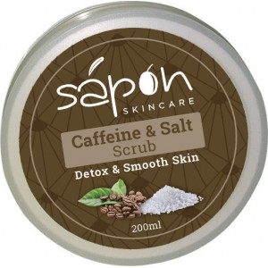 Sapon Caffeine & Salt Scrub Detox & Smooth Skin 200ml Προϊόντα  περιποίησης σώματος