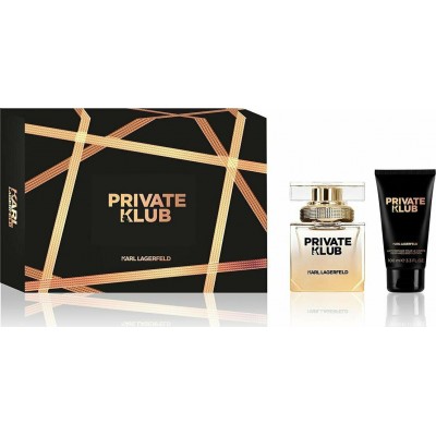 Karl Lagerfeld Private Klub Women Gift Set Eau De Parfum Spray 45ml & Body Lotion 100ml