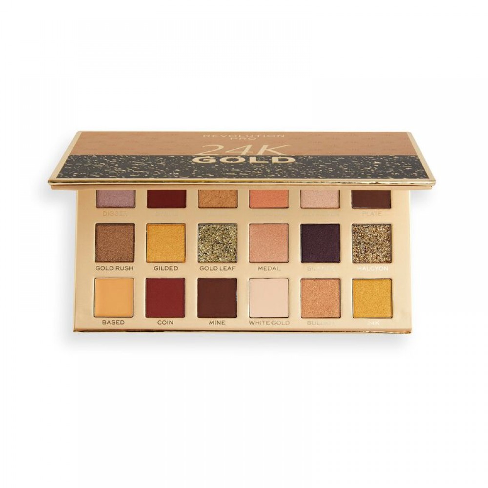 Revolution Pro 24k Gold Eyeshadow Palette MAKEUP