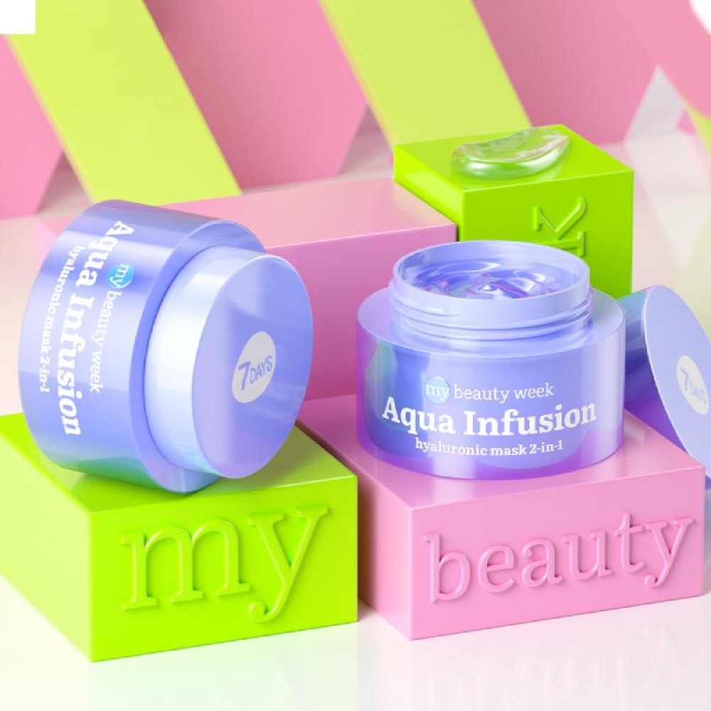7 Days Mb Aqua Infusion Hyaluronic Mask 2in1 SKINCARE