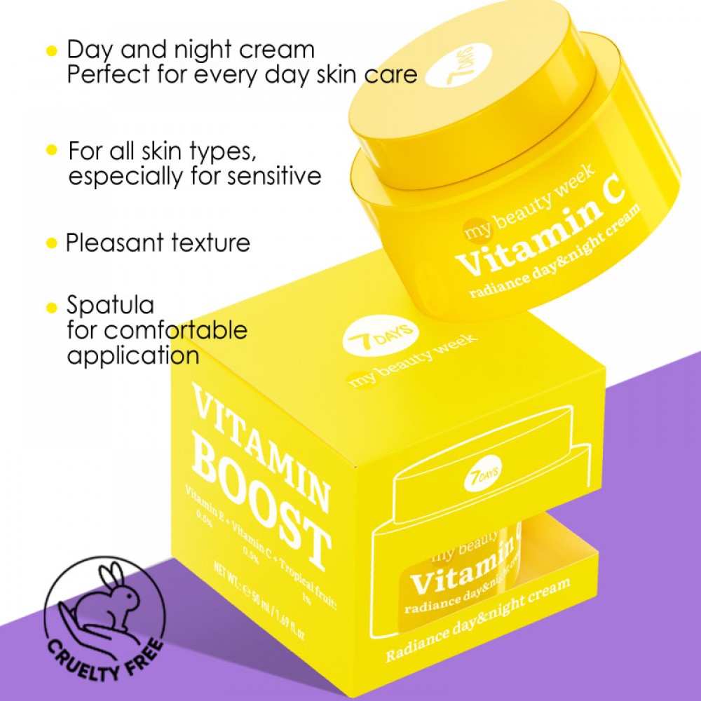 7 Days Mb Vitamin C Radiance Day Night Cream SKINCARE