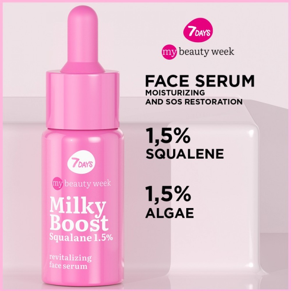 7 Days Milky Boost Squalane Revital Face Serum SKINCARE