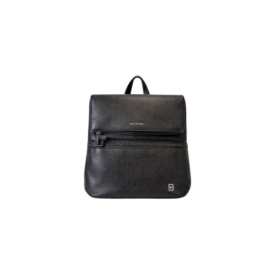 Bag to Bag Γυναικείο Backpack με Καπάκι και Εξωτερική Θήκη - Black
