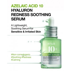 Anua Azelaic Acid 10 Hyaluron Soothing Serum 30ml SKINCARE