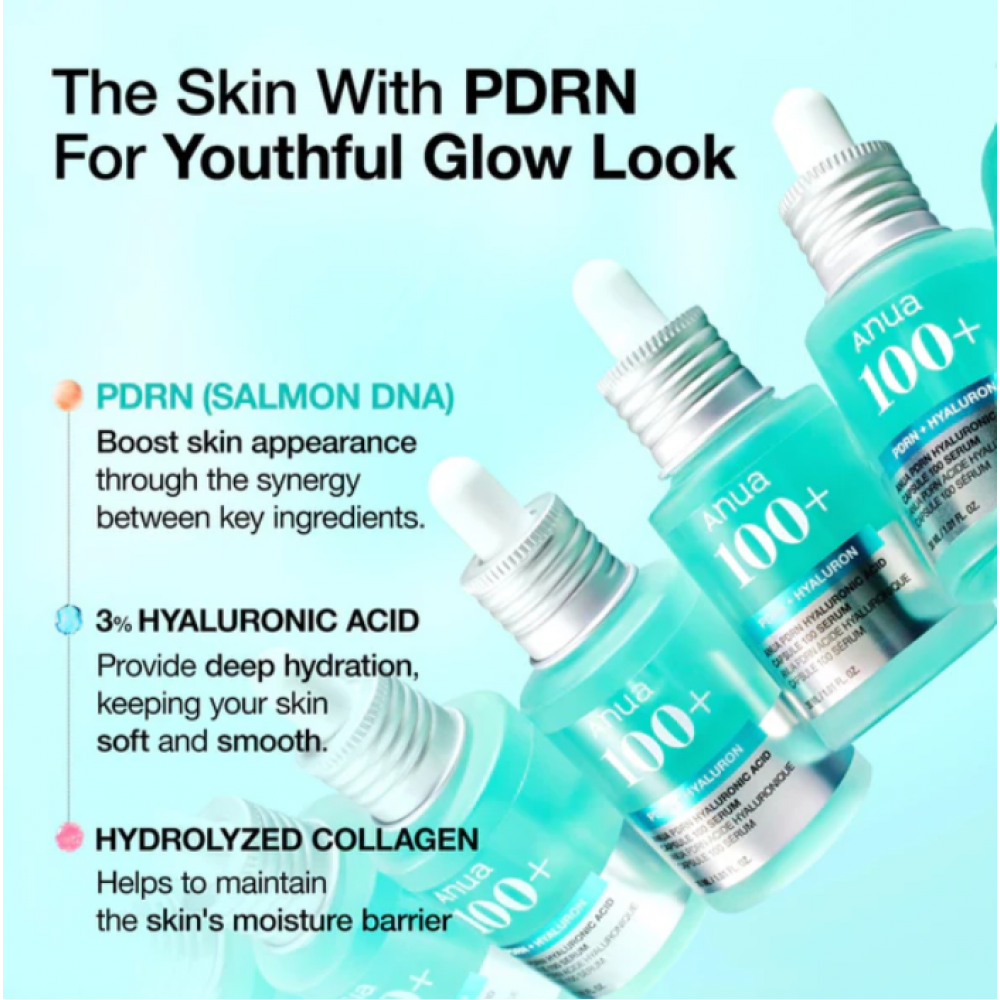 Anua Pdrn Hyaluronic Acid Capsule 100 Serum 30ml SKINCARE