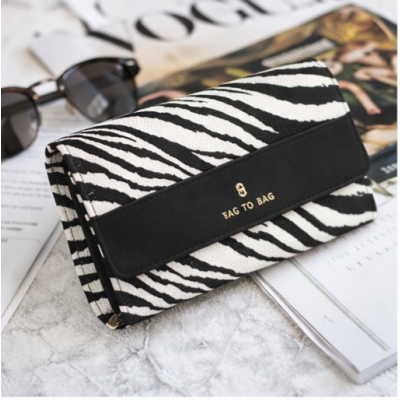 Bag to Bag Πορτοφόλι με Animal Print Zebra