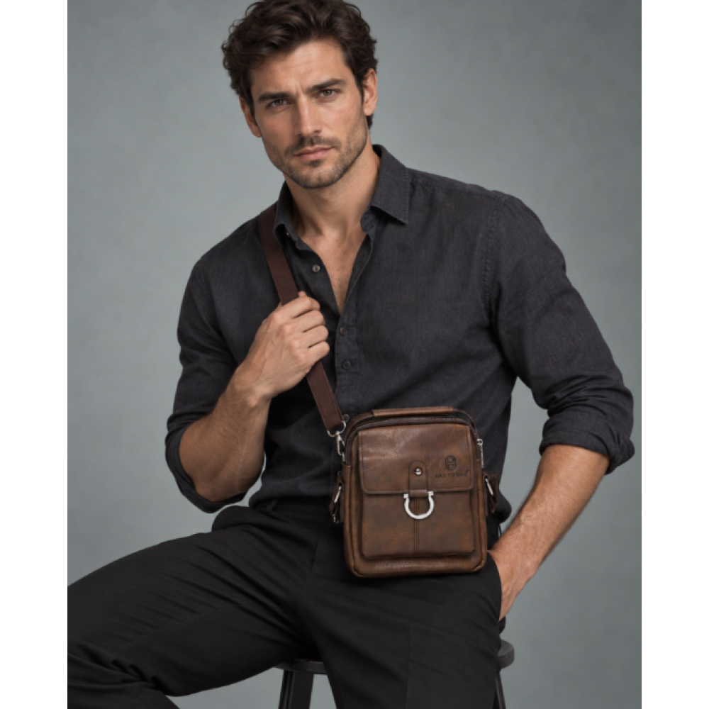 Bag to Bag Τσαντάκι χιαστί -MD-3081-2 Καφέ ACCESSORIES