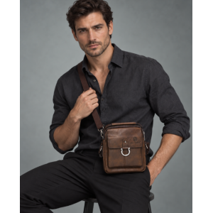 Bag to Bag Τσαντάκι χιαστί -MD-3081-2 Καφέ ACCESSORIES