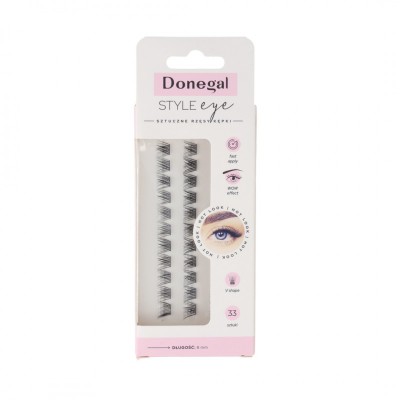 Donegal V-Eye Style False Eyelashes (8mm)