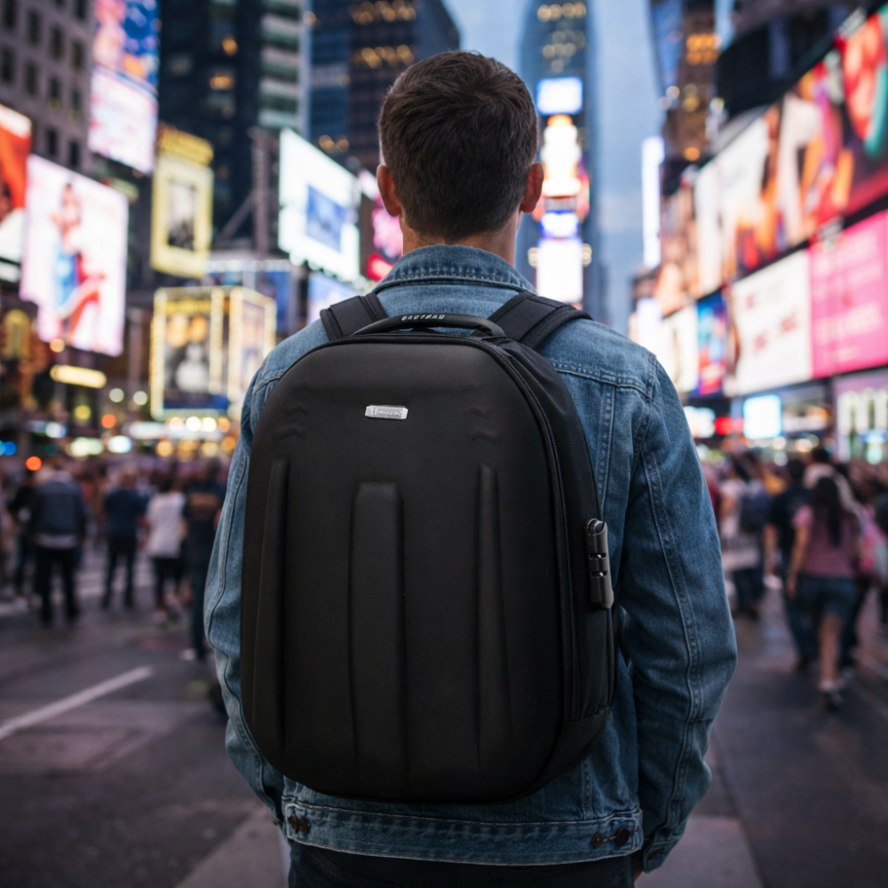 Bag to Bag Backpack HS-3839-3 Black ACCESSORIES