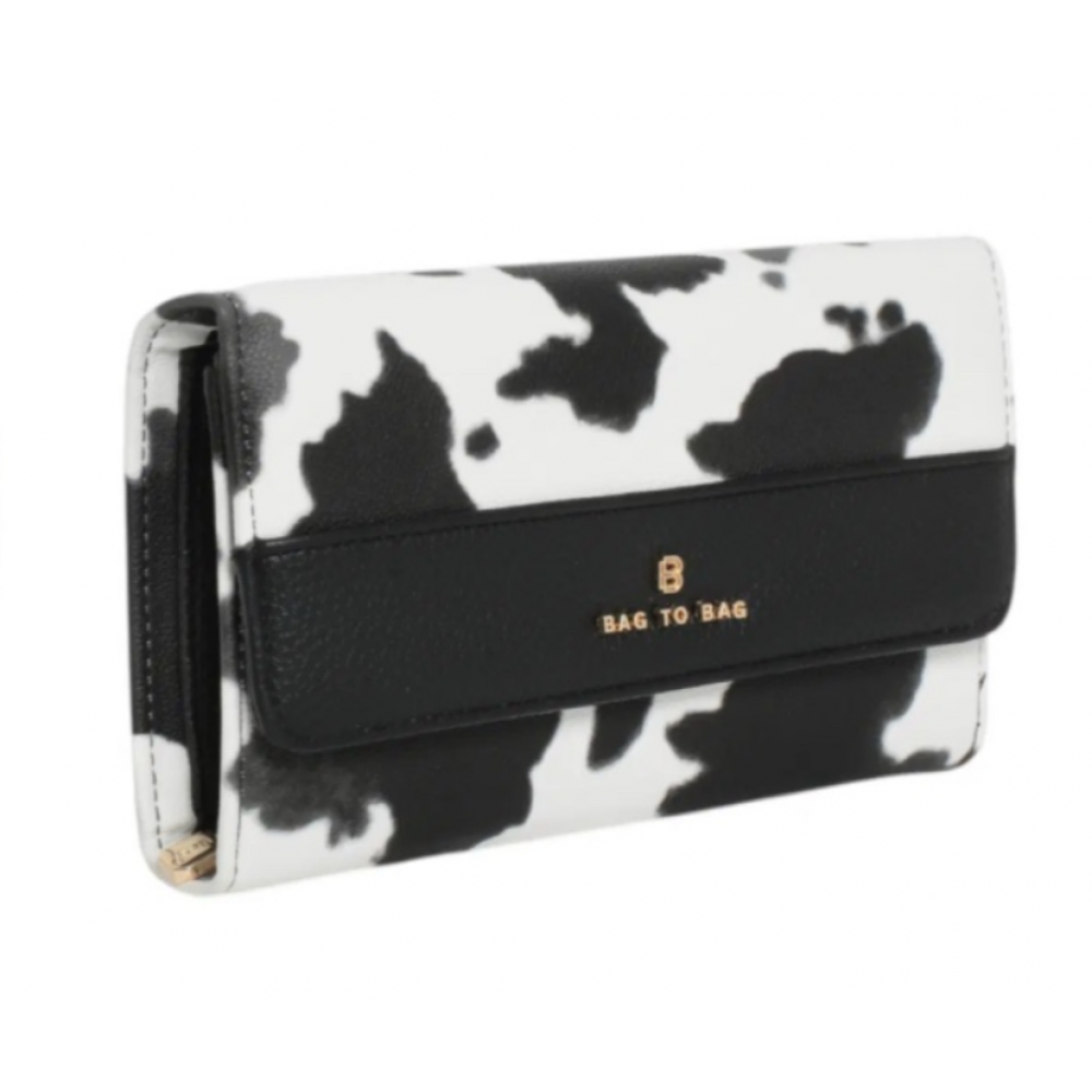 Bag to Bag Πορτοφόλι με Animal Print Cow ACCESSORIES