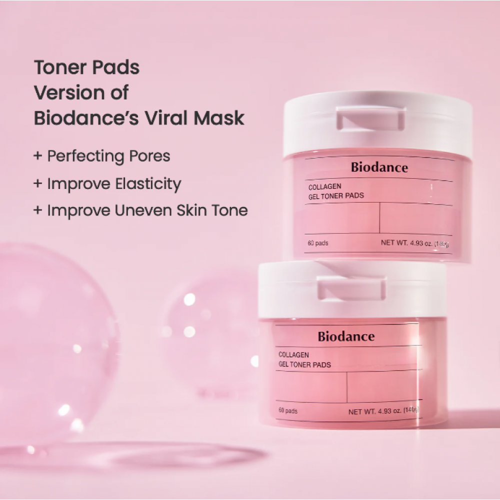 Biodance Collagen Gel Toner Pad 60 pads SKINCARE