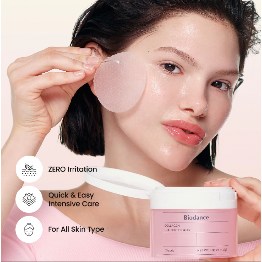 Biodance Collagen Gel Toner Pad 60 pads SKINCARE