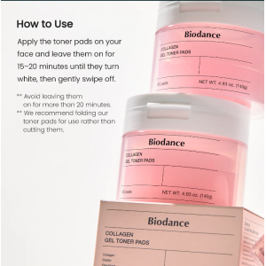 Biodance Collagen Gel Toner Pad 60 pads SKINCARE