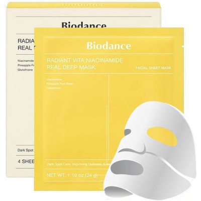 Biodance Radiant Vita Niacinamide Real Deep Mask 1 τμχ