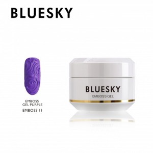 Bluesky Emboss Gel Purple 11 Nail Art 8gr NAILS