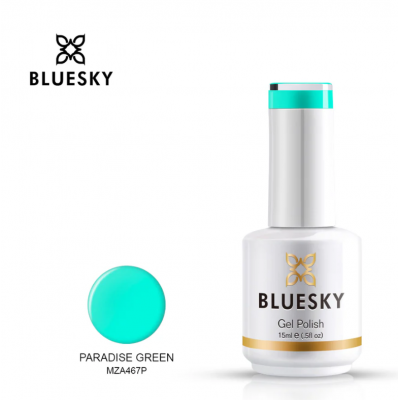 Bluesky Nail Color Gel Polish - Paradise Green MZA467 15ml