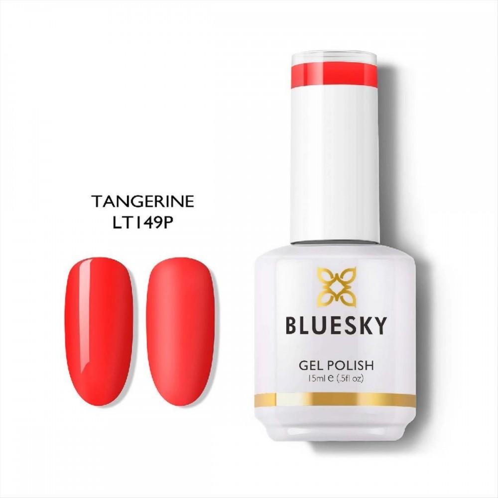 Bluesky Ημιμόνιμο Βερνίκι LT149 Tangerine πορτοκαλί neon 15ml NAILS