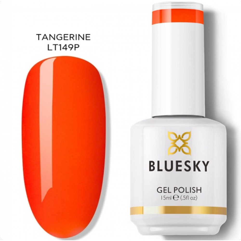 Bluesky Ημιμόνιμο Βερνίκι LT149 Tangerine πορτοκαλί neon 15ml NAILS
