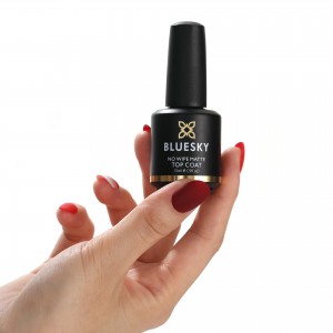 Bluesky Ημιμόνιμο Βερνίκι Νυχιών Matte Top Coat No Wipe 15ml NAILS