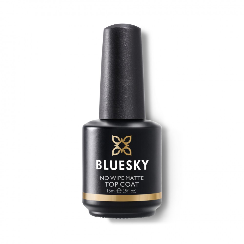 Bluesky Ημιμόνιμο Βερνίκι Νυχιών Matte Top Coat No Wipe 15ml NAILS