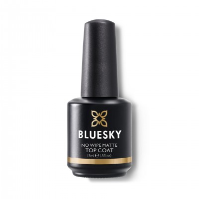 Bluesky Ημιμόνιμο Βερνίκι Νυχιών Matte Top Coat No Wipe 15ml
