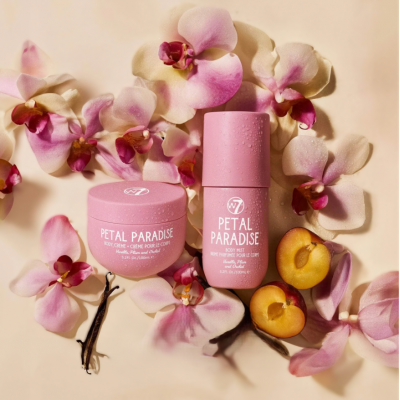 W7 Body Mist and Body Cream Travel Set Petal Paradise.