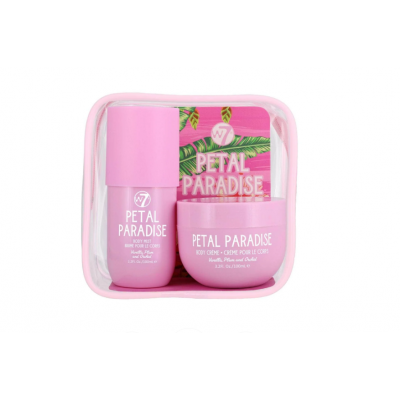 W7 Body Mist and Body Cream Travel Set Petal Paradise.