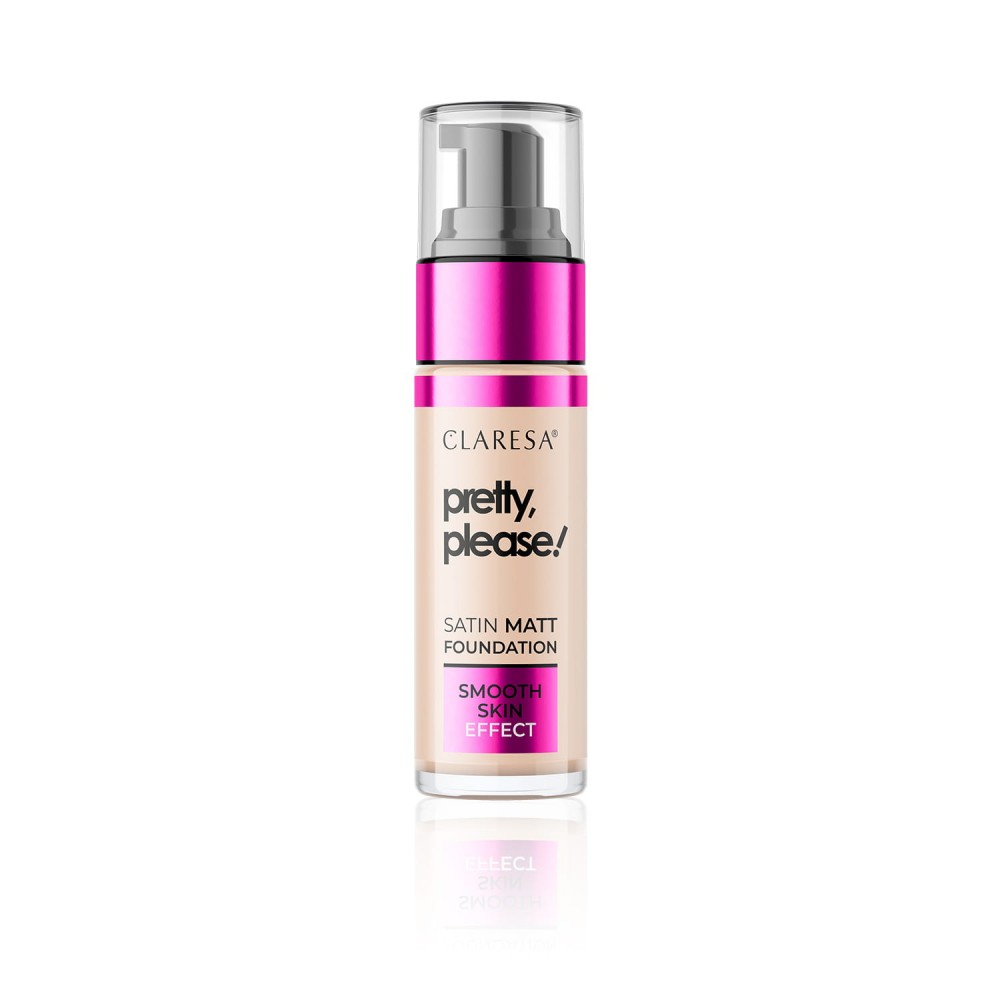 Claresa Pretty, Please! Satin Matt Finish Foundation No 03 Light-Medium (33g) MAKEUP