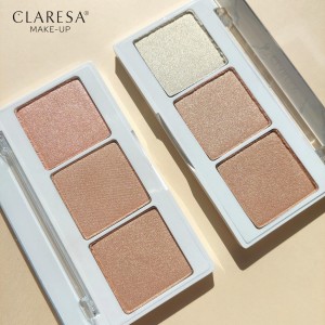 Claresa Too Glam To Give A Damn Highlighter Palette No 11 Rosy Glow  Παλέτα Highlighter προσώπου (12.5g) MAKEUP