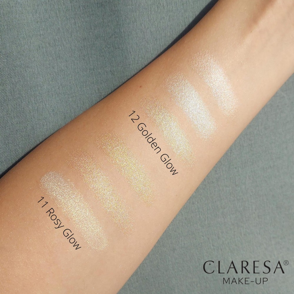 Claresa Too Glam To Give A Damn Highlighter Palette No 11 Rosy Glow  Παλέτα Highlighter προσώπου (12.5g) MAKEUP