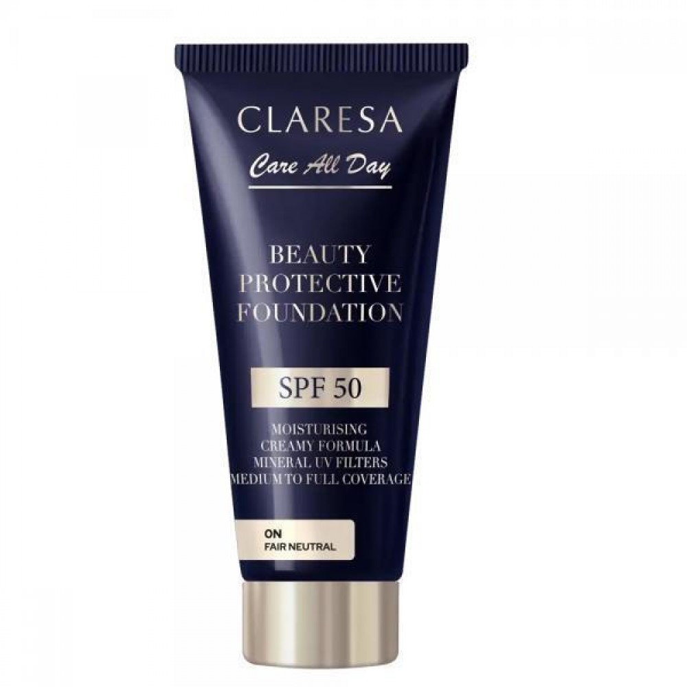 Claresa Beauty Protective Foundation SPF50 – Fair Neutral 0n (30ml) MAKEUP