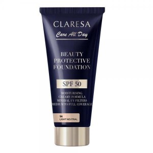 Claresa Beauty Protective Foundation SPF50 – Light Neutral 1N (30ml) MAKEUP