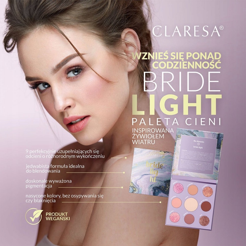 Claresa Bride Light Eyeshadow Palette (12g) MAKEUP
