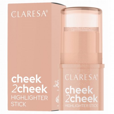 Claresa Cheek 2 Cheek Highlighter Stick No 01 Pearl Shine (6g)