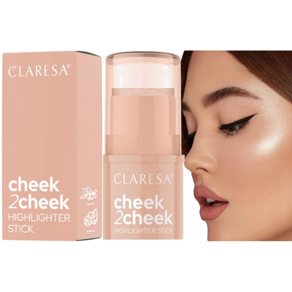 Claresa Cheek 2 Cheek Highlighter Stick No 01 Pearl Shine (6g) MAKEUP