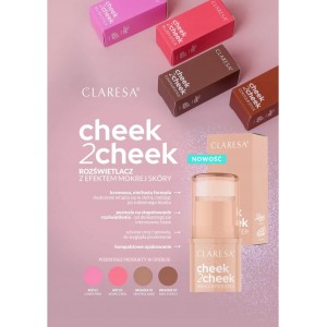 Claresa Cheek 2 Cheek Highlighter Stick No 01 Pearl Shine (6g) MAKEUP