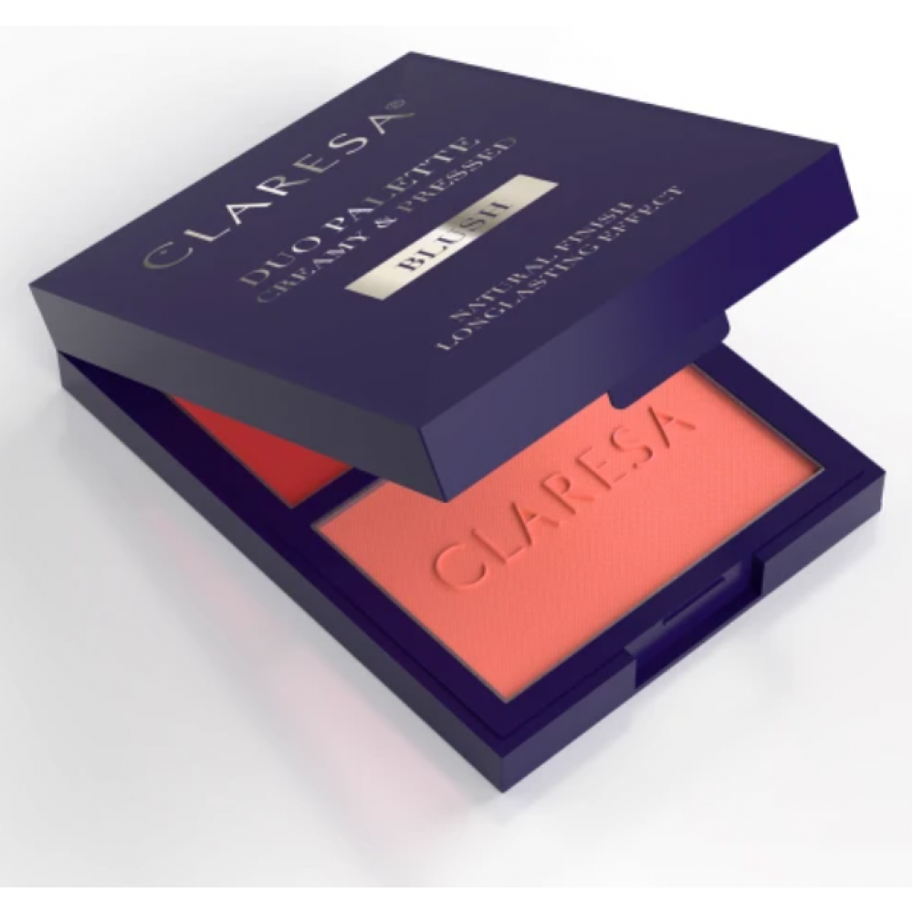 Claresa Duo Palette Creamy and Pressed Blush 02 Candy Crush (8.5g) MAKEUP