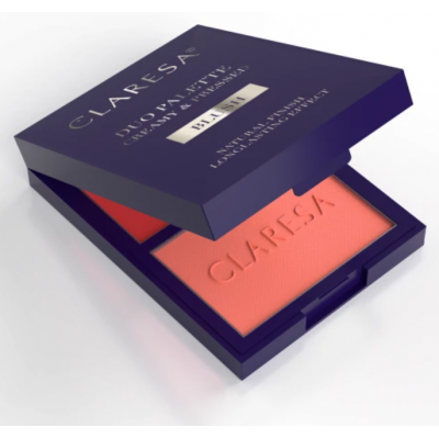 Claresa Duo Palette Creamy and Pressed Blush 02 Candy Crush (8.5g)
