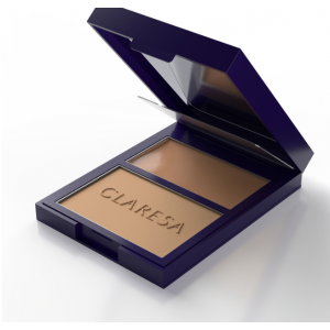 Claresa Duo Palette Creamy and Pressed Bronzer 01 More Sculpted (8.5g) MAKEUP