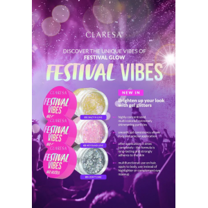 Claresa Festival Vibes Gel Glitter No 02 We Found Love (9.5g) MAKEUP