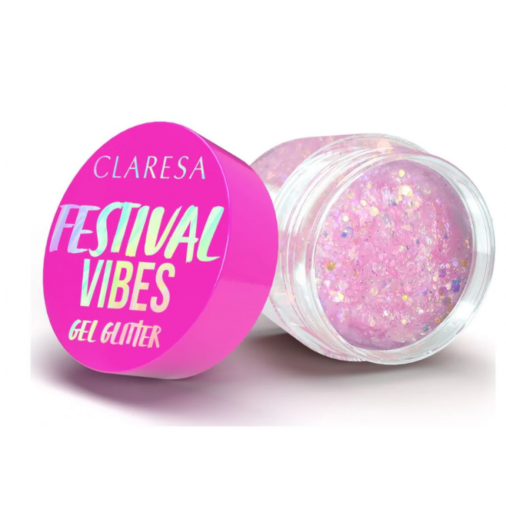 Claresa Festival Vibes Gel Glitter No 02 We Found Love (9.5g) MAKEUP