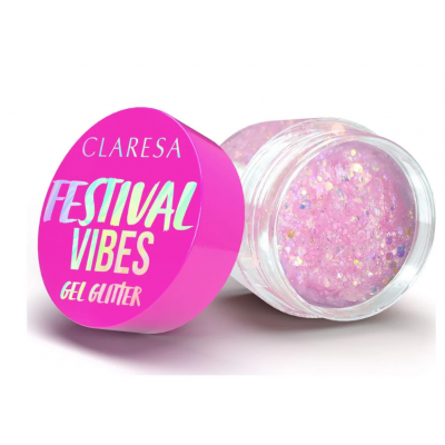 Claresa Festival Vibes Gel Glitter No 02 We Found Love (9.5g)