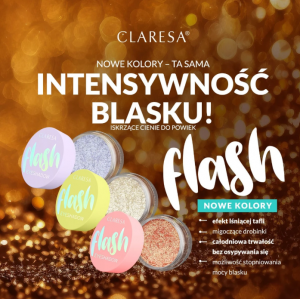Claresa Flash Sparkling Eyeshadow No 06 Summer Sunset (3g) MAKEUP